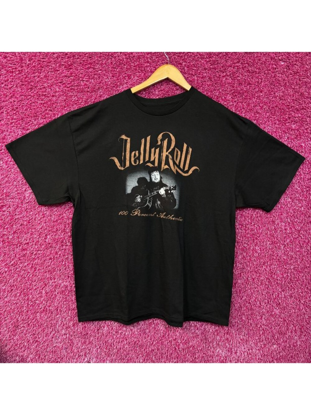 Jelly Roll Guitarman 100 Percent Authentic T-Shirts 2XL